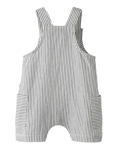 Name It - NBMFar Overalls - Cloud Dancer/ Navy Blaze